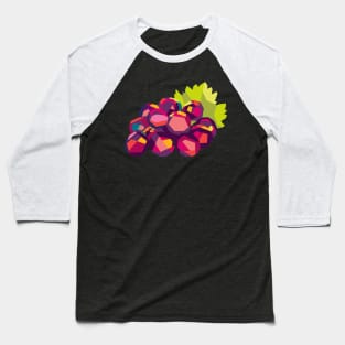 grape pop art Baseball T-Shirt